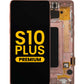 OLED Assembly with Frame for Galaxy S10 Plus (G975) (FLAMINGO PINK) (Premium)
