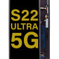 SGS S22 Ultra (5G) Screen Assembly (With The Frame) (Refurbished) (Black)