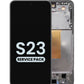 OLED Assembly with Frame for Galaxy S23 S911 (PHANTOM BLACK) (Service Pack)