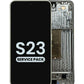 OLED Assembly with Frame for Galaxy S23 S911 (LIME) (Service Pack)