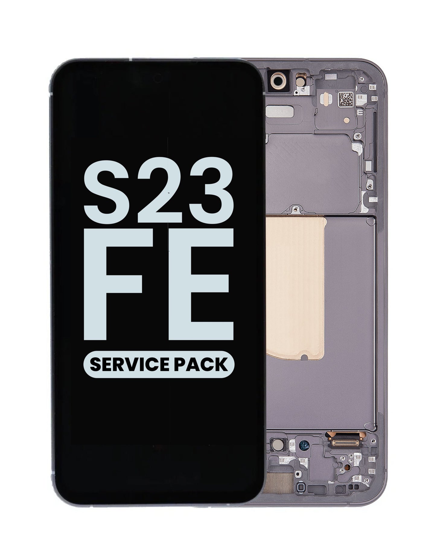 OLED Assembly with Frame for Galaxy S23 FE 5G (S711) (GRAPHITE) (Service Pack)