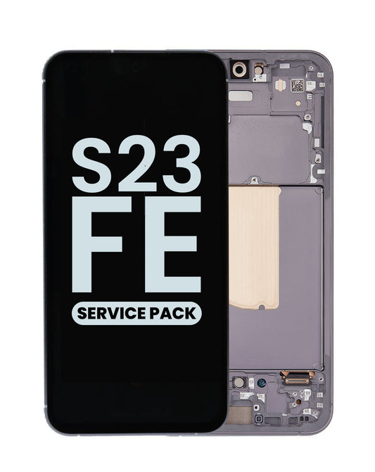 OLED Assembly with Frame for Galaxy S23 FE 5G (S711) (GRAPHITE) (Service Pack)