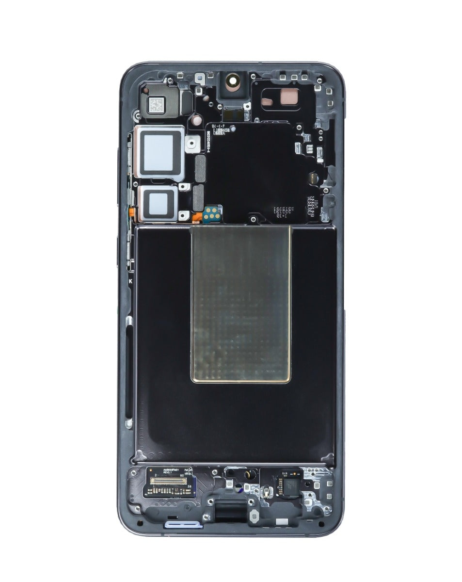 OLED Assembly with Frame for Galaxy S24 Plus S926 (ONYX BLACK) (Service Pack)