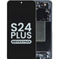 OLED Assembly with Frame for Galaxy S24 Plus S926 (ONYX BLACK) (Service Pack)