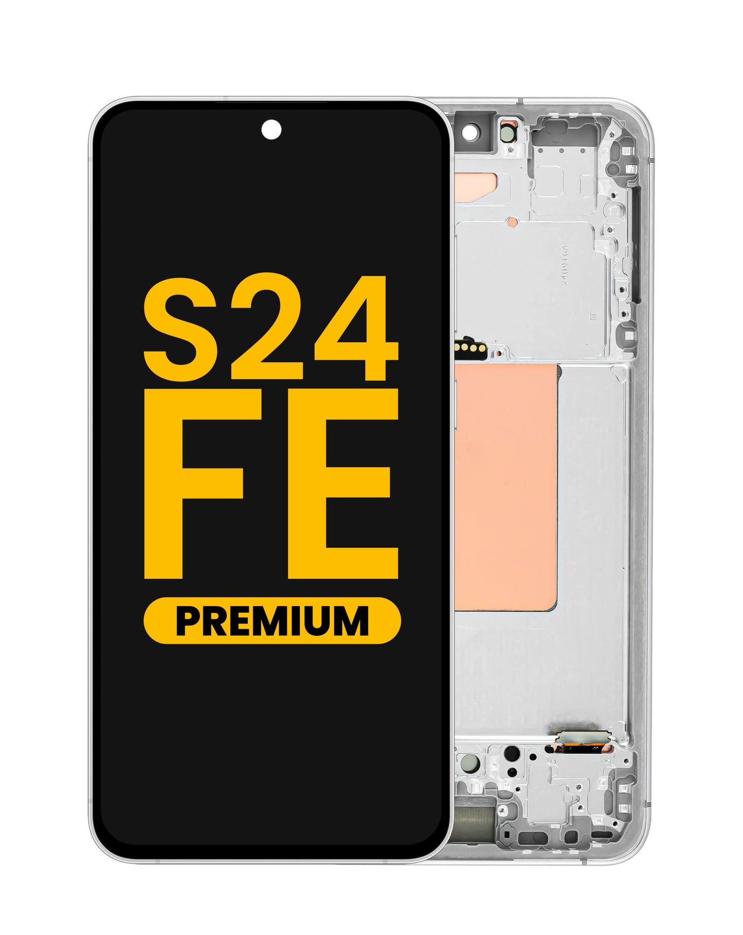 OLED Assembly with Frame for Galaxy S24 FE 5G (S721) (GRAY) (Premium)