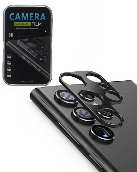 Back Camera Tempered Glass for Galaxy S25 Ultra (BLACK)