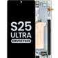 OLED Assembly with Frame for Galaxy S25 Ultra (S938) (Titanium White Silver) (Service Pack)