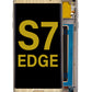 SGS S7 Edge Screen Assembly (With The Frame) (Refurbished) (Gold Platinum)
