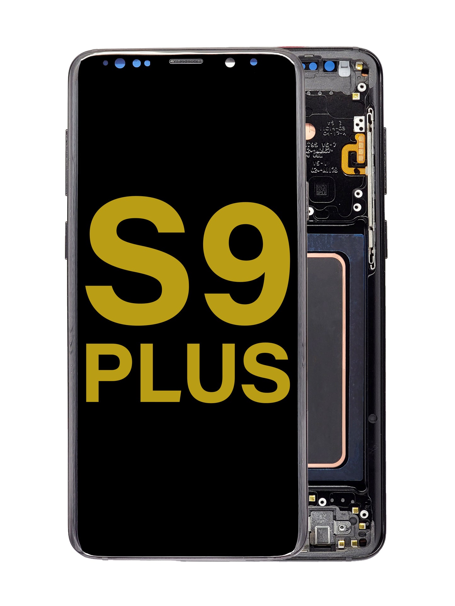 SGS S9 Plus Screen Assembly (With The Frame) (Refurbished) (Midnight Black)