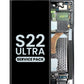 OLED Assembly with Frame for Galaxy S22 Ultra S908 (GRAPHITE) (Service Pack)