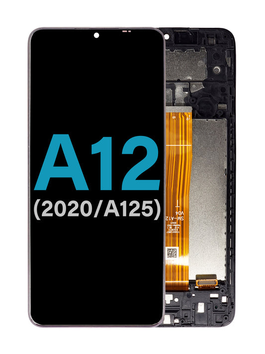 SGA A12 2020 (A125) Screen Assembly (With The Frame) (Incell) (Black)