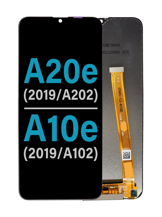 SGA A20e 2019 (A202) / A10e 2019 (A102) Screen Assembly (Without The Frame) (Incell) (Black)