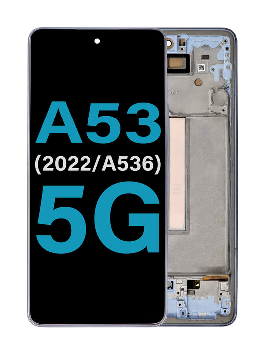 SGA A53 2022 5G (A536) Screen Assembly (With The Frame) (Incell) (Blue)