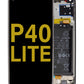 HW P40 Lite Screen Assembly (With The Frame) (Service Pack) (Black)
