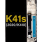 LGK K41s 2020 (K410) Screen Assembly (With The Frame) (Refurbished) (Black)