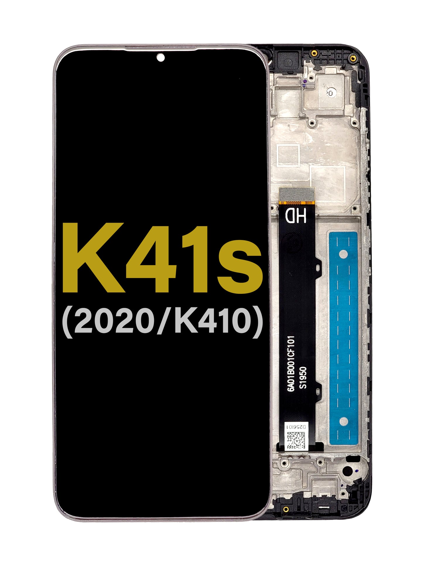 LGK K41s 2020 (K410) Screen Assembly (With The Frame) (Refurbished) (Black)