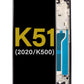 LGK K51 2020 (K500) Screen Assembly (With The Frame) (Refurbished) (Black)