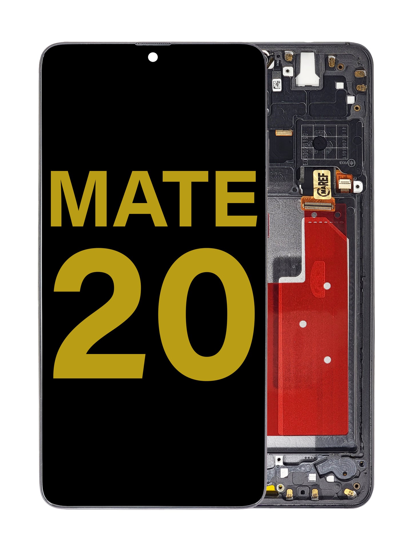 HW Mate 20 Screen Assembly (With The Frame) (Refurbished) (Black)