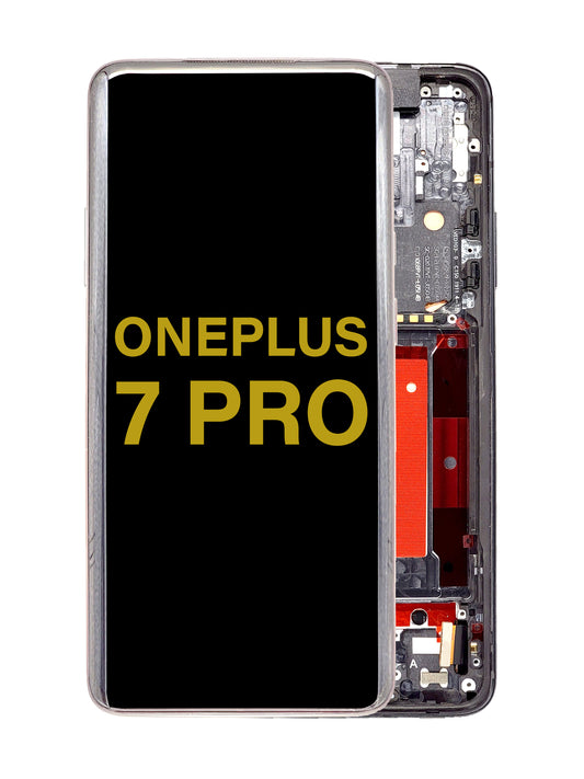 OPS 1+7 Pro Screen Assembly (With The Frame) (Refurbished) (Black)