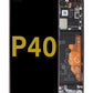 HW P40 Screen Assembly (With The Frame) (Service Pack) (Black)