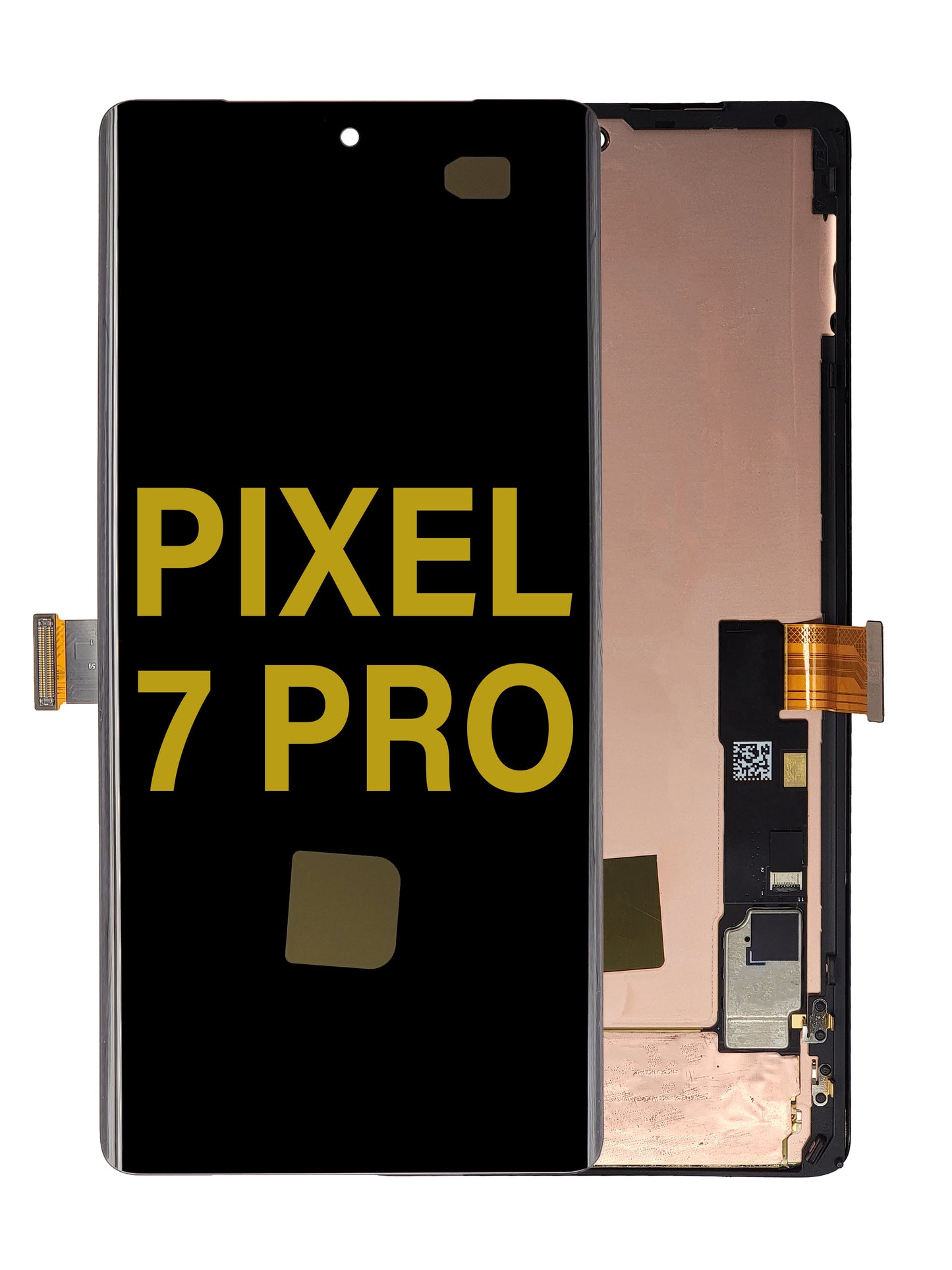 GOP Pixel 7 Pro Screen Assembly (With The Frame)(With Finger Print Sensor)(Pulled Grade A) (Black)