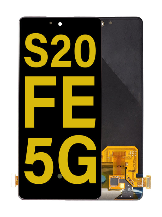 SGS S20 FE (5G) Screen Assembly (Without The Frame) (Refurbished) (Black)