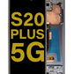 OLED Assembly with Frame for Galaxy S20 Plus G985 / G986 (COSMIC GRAY) (Service Pack)