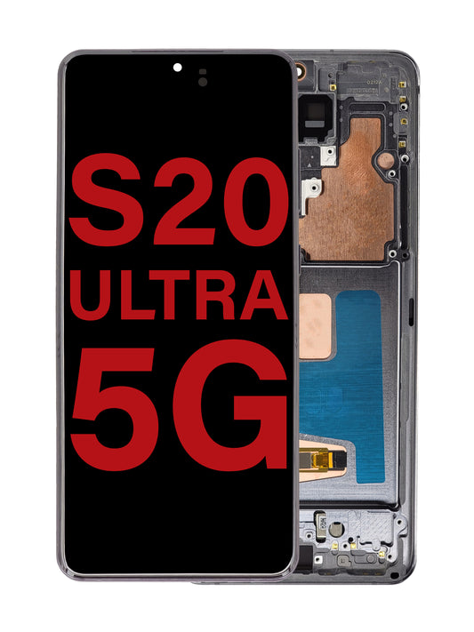 SGS S20 Ultra (5G) Screen Assembly (With The Frame) (OLED) (Cosmic Gray)