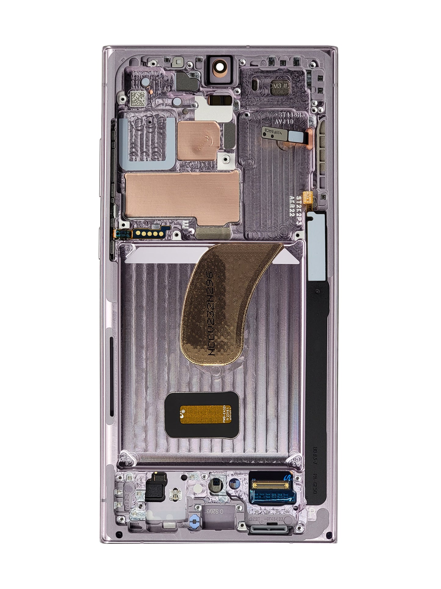 SGS S23 Ultra 5G Screen Assembly (With The Frame) (Service Pack) (Lavender / Light Pink)