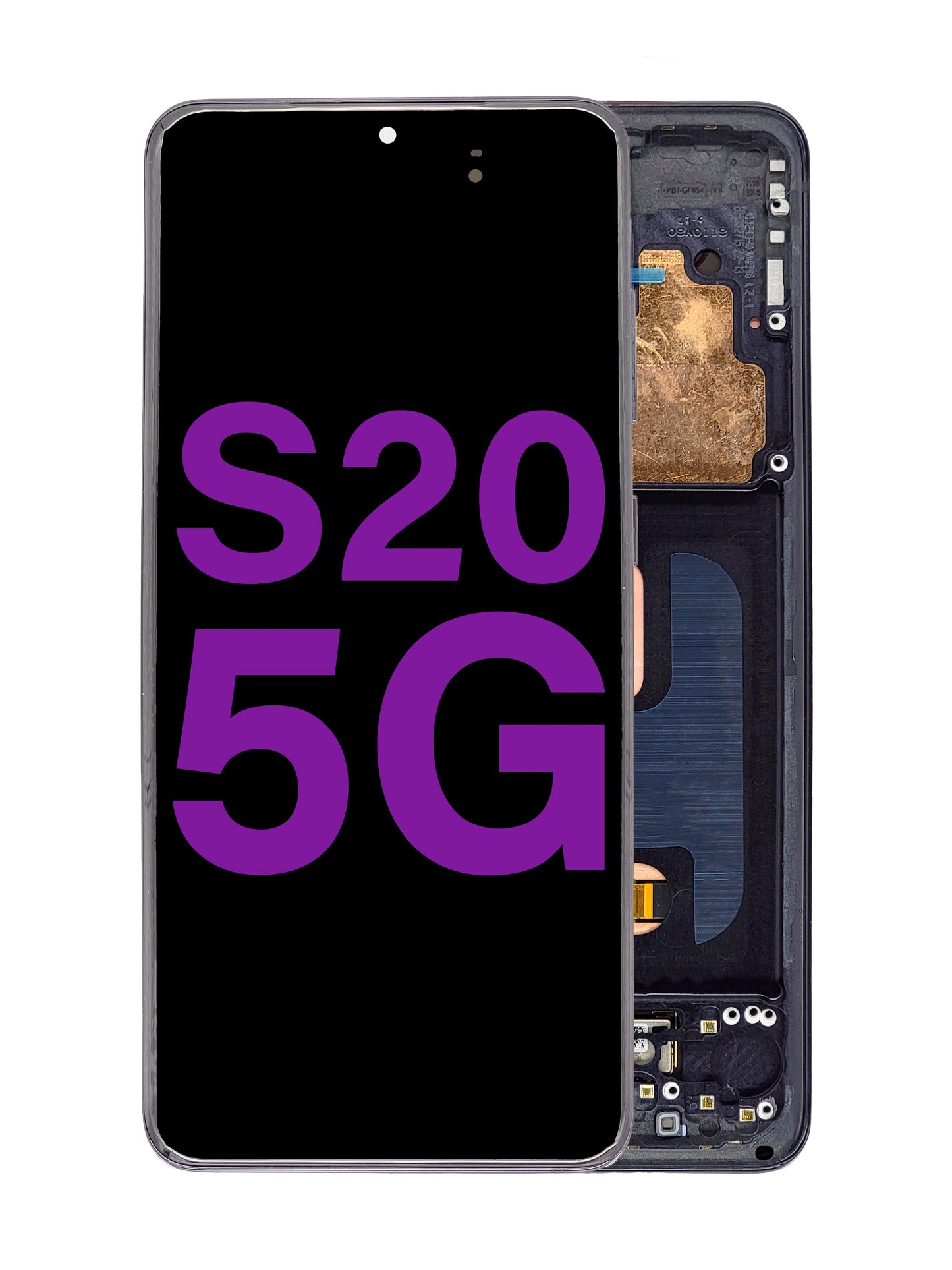 SGS S20 (5G) Screen Assembly (With The Frame) (Incell) (Cosmic White)