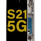SGS S21 (5G) Screen Assembly (With The Frame) (Refurbished) (Phantom White)
