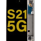 SGS S21 (5G) Screen Assembly (With The Frame) (Service Pack) (Phantom White)