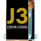 SGJ J3 2016 (J320) Screen Assembly (Without The Frame) (Refurbished) (Gold)