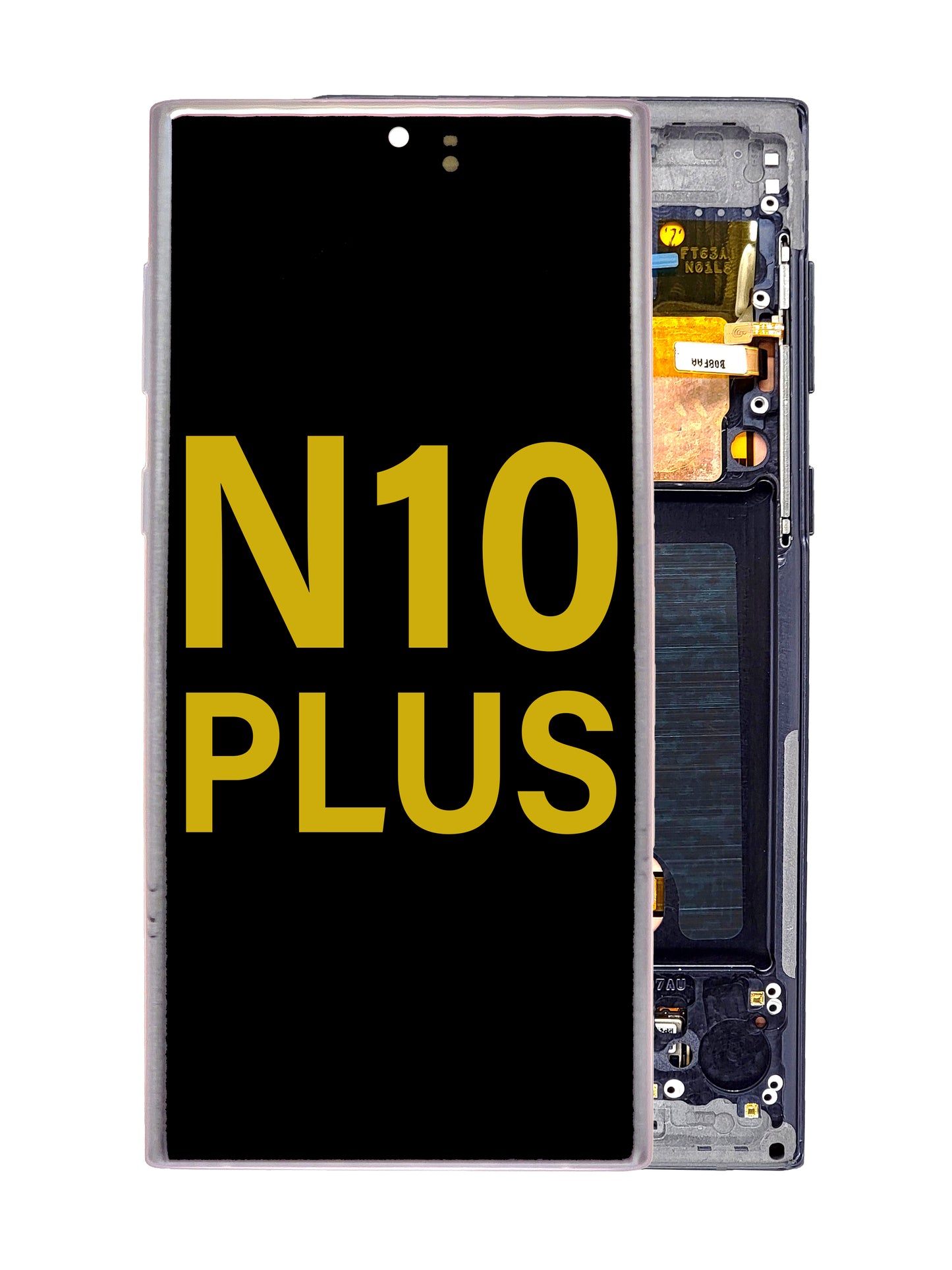 SGN Note 10 Plus 5G Screen Assembly (With The Frame) (Refurbished) (Black)