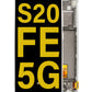 OLED Assembly with Frame for Galaxy S20 FE (G780) (CLOUD WHITE) (Premium)