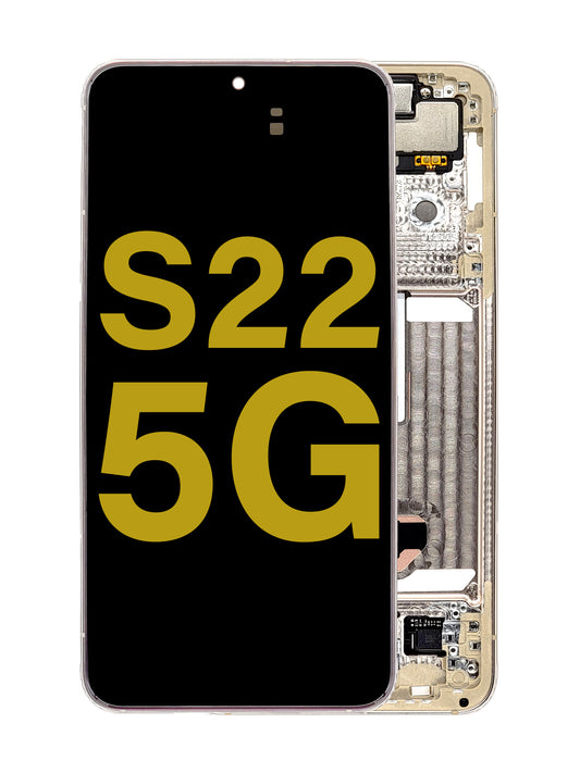 SGS S22 (5G) Screen Assembly (With The Frame) (Service Pack) (Violet)