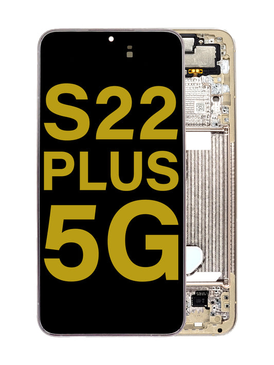 SGS S22 Plus 5G Screen Assembly (With The Frame) (Service Pack) (Violet)