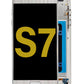SGS S7 Screen Assembly (With The Frame) (Refurbished) (Silver Titanium)