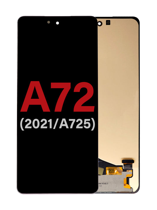 SGA A72 2021 (A725) Screen Assembly (Without The Frame) (OLED) (Black)