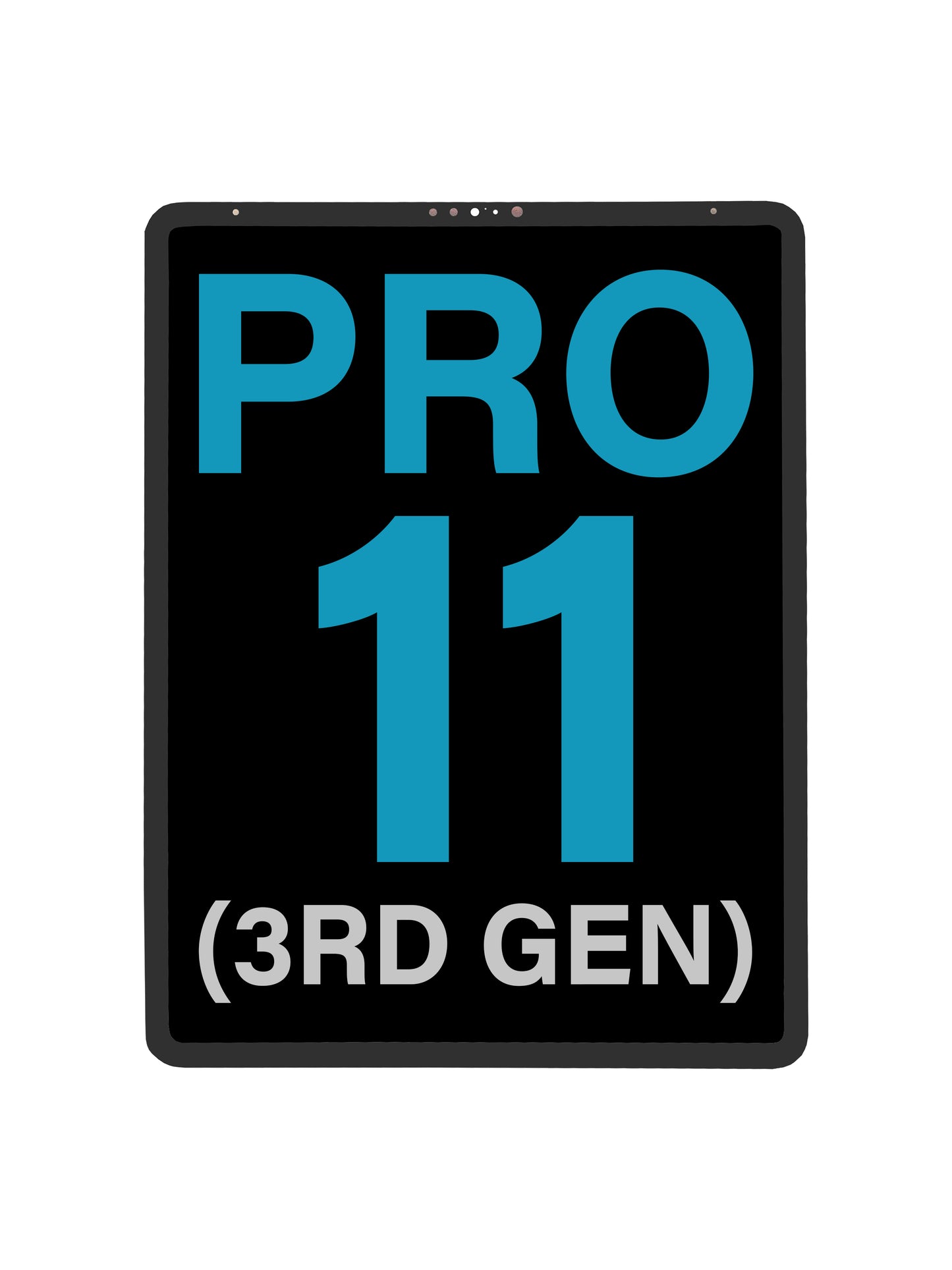iPad Pro 11 (3rd Gen) Screen Assembly (Aftermarket) (Black)