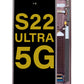 SGS S22 Ultra (5G) Screen Assembly (With The Frame) (Refurbished) (Burgundy / Bronze)