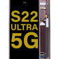 SGS S22 Ultra (5G) Screen Assembly (With The Frame) (Service Pack) (Burgundy / Bronze)