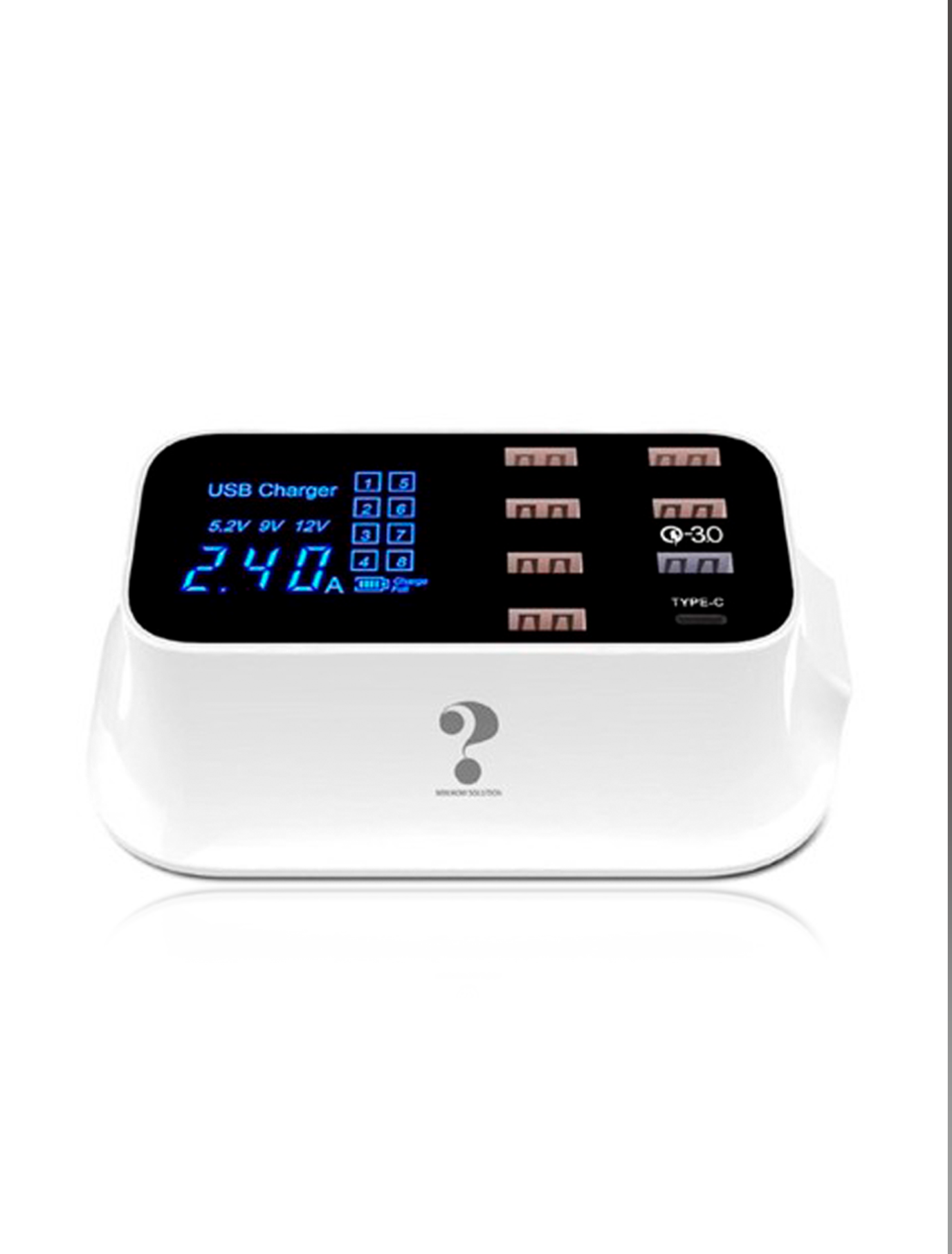 USB Rapid Charging Hub With Quick Charge 3.0 (8 Ports) (A19Q)