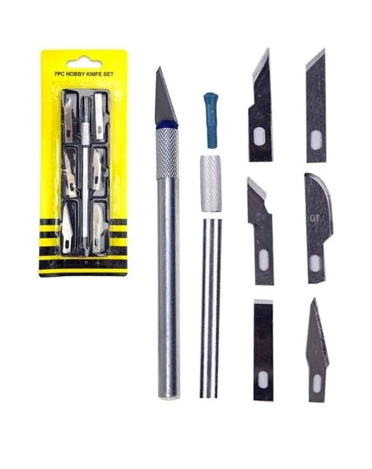 Hobby Knife DIY Multifunction Cutter Tools (7 Pcs Set )