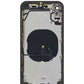 Back Housing Frame with Small Components Pre-Installed for iPhone XR (BLACK) (OEM Pull A Grade)