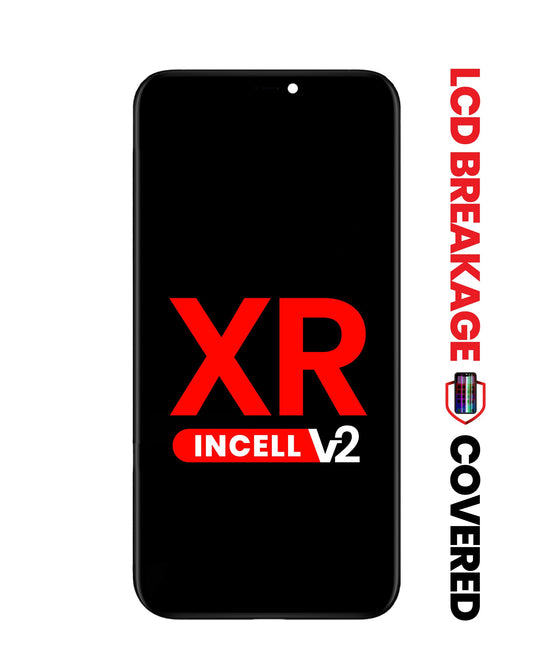 LCD Assembly with Steel Plate for iPhone XR (Aftermarket Incell / QV7 / Version 2) (Exclusive LCD Breakage)