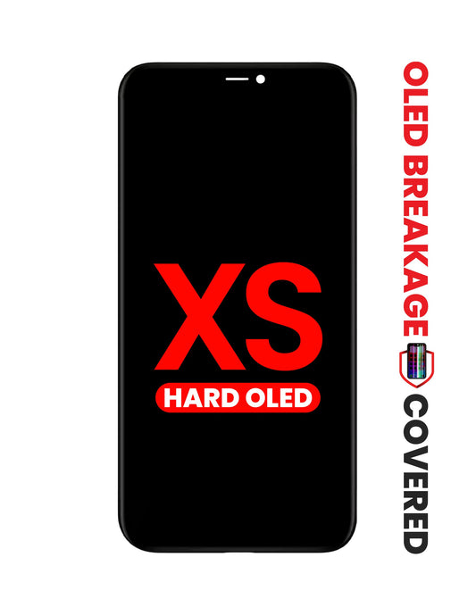 OLED Assembly for iPhone XS (Aftermarket QV8 / Hard) (Exclusive OLED Breakage Warranty)