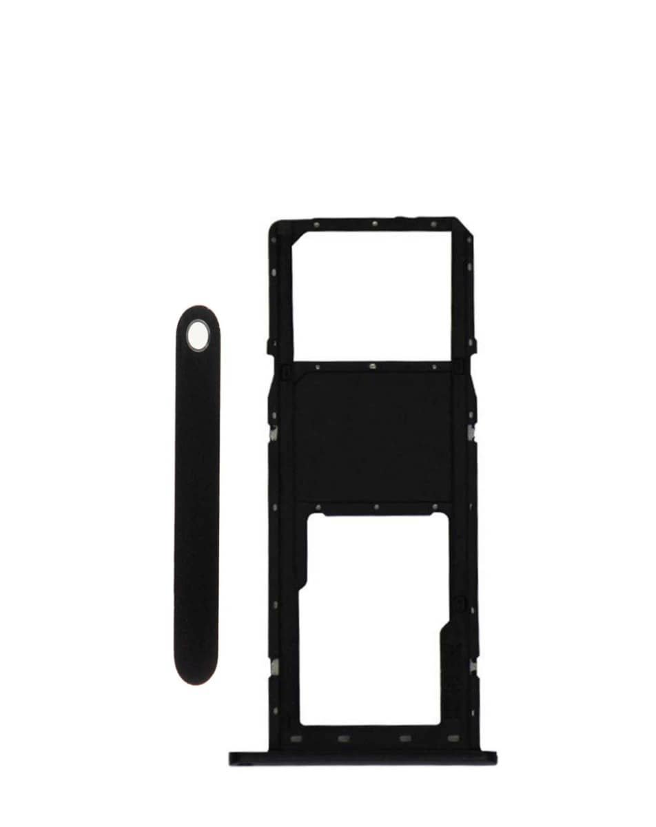 Dual Sim Card Tray for Galaxy A01 (A015 / 2019) (BLACK)