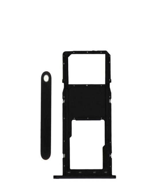 Dual Sim Card Tray for Galaxy A01 (A015 / 2019) (BLACK)