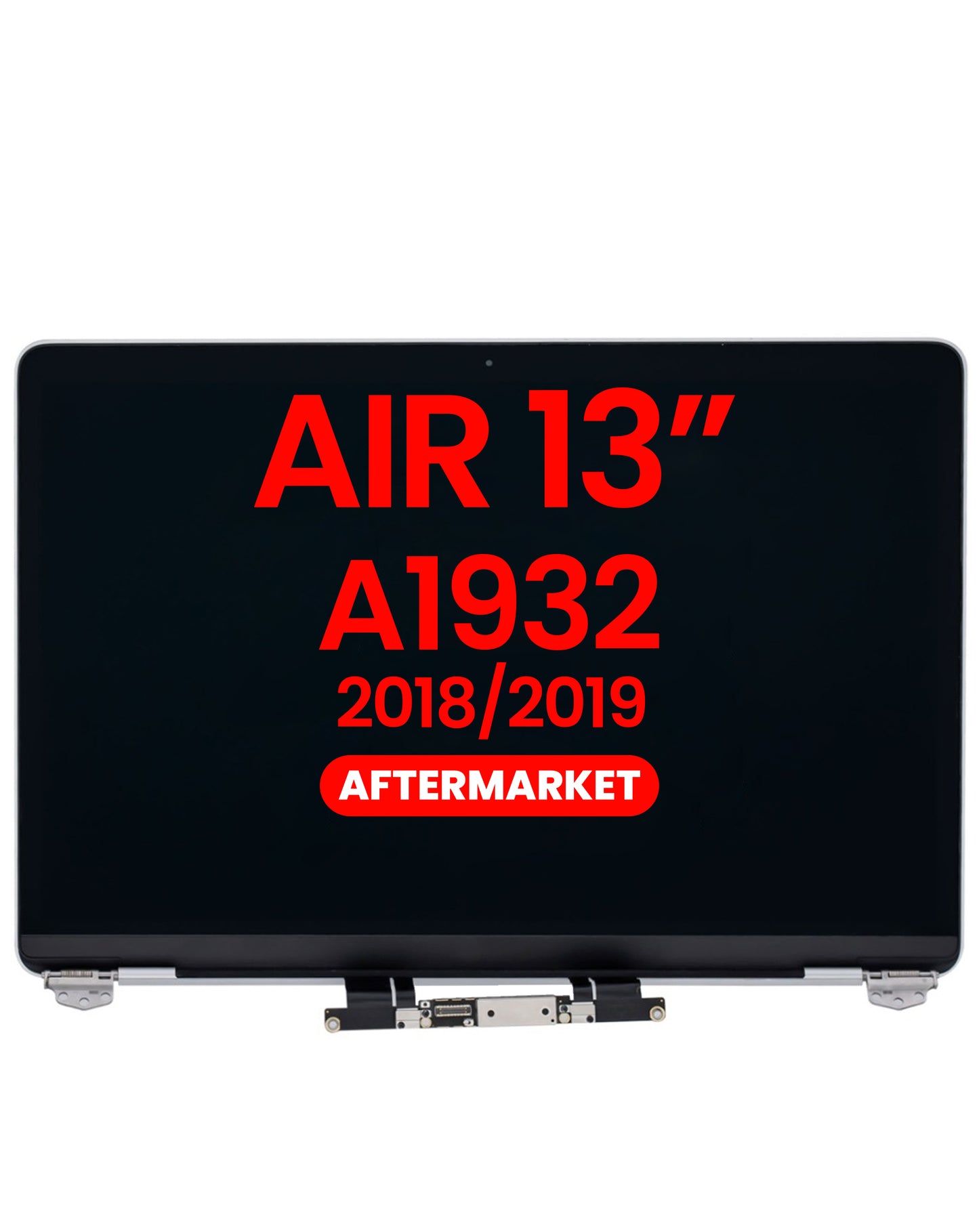 LCD Assembly (SILVER) (Aftermarket) for MacBook Air 13" Retina (A1932 / Late 2018 / Early 2019)